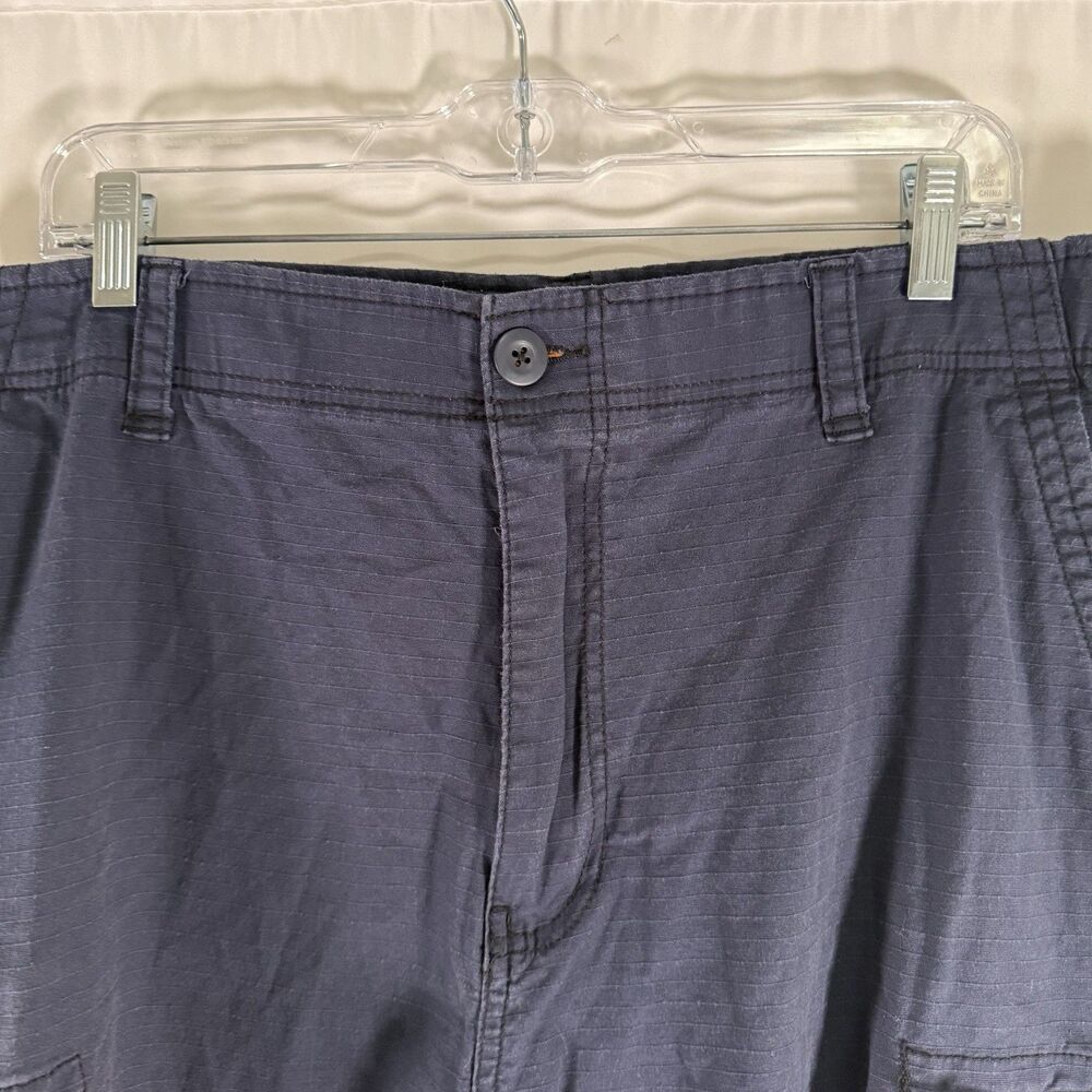 Wear First Cargo Shorts Men's 40 Black Flat Front Pockets Casual - Picture 2 of 7